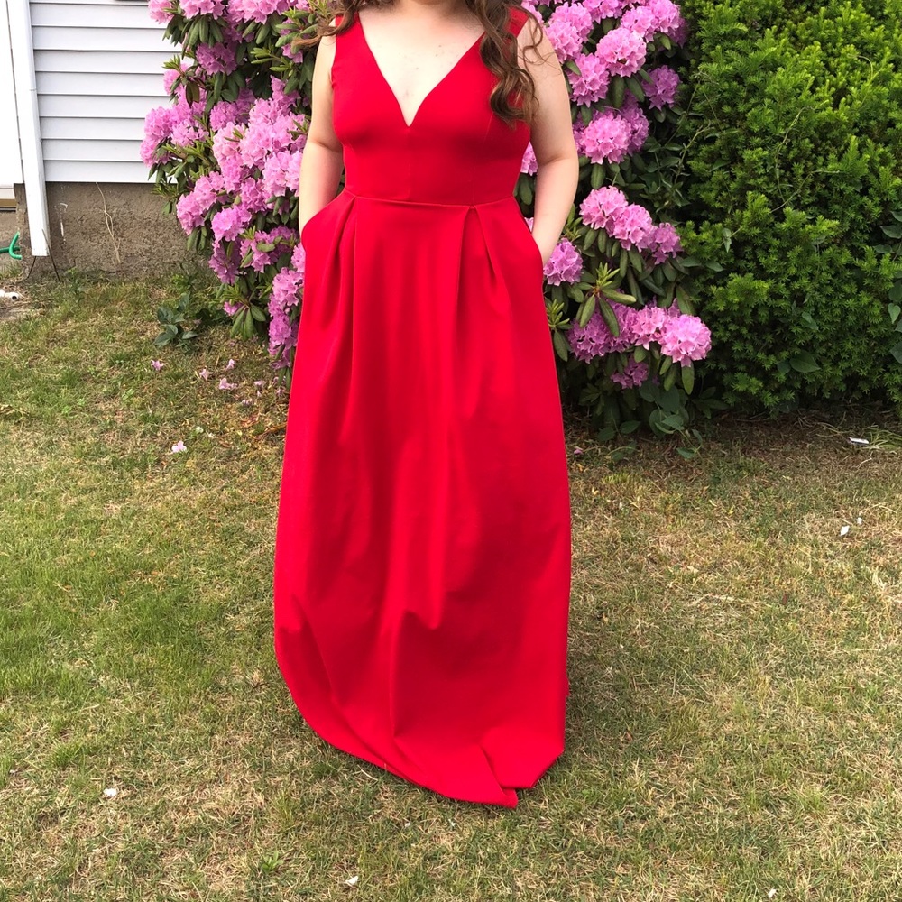 Red prom dress